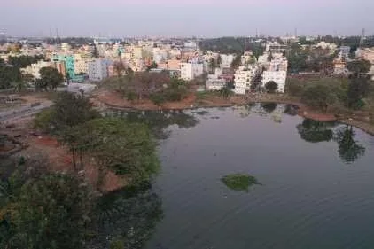 A lake following cleaning and treatment